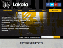 Tablet Screenshot of lakota.co.uk
